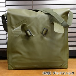  Holland army discharge goods shoulder bag PVC material OD bulkhead . none [ is good ] military waterproof water-proof Raver vinyl 