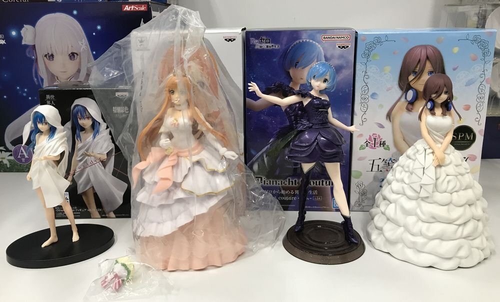 Wd074★Reゼロ 五等分の花嫁 他 プライズ 一番くじ など フィギュアセット 未検品 ジャンク品 中古 同梱不可★_画像4