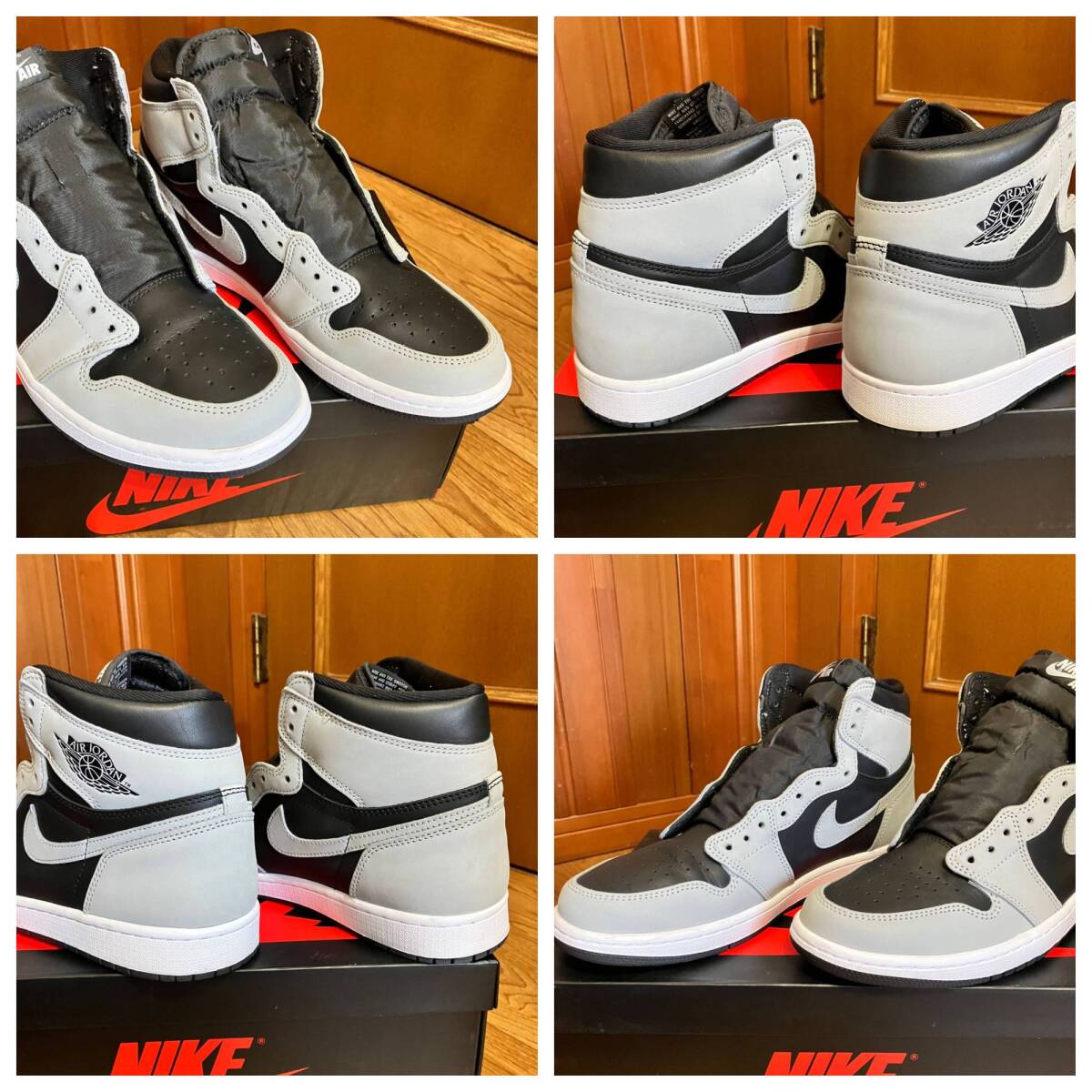 1円～ 28cm NIKE AIR JORDAN 1 RETRO HIGH OG SHADOW 2.0 555088-035 美品 鑑定済み エアジョーダン1 ハイ シャドウ 検 2 3 4 airmax dunkの画像7