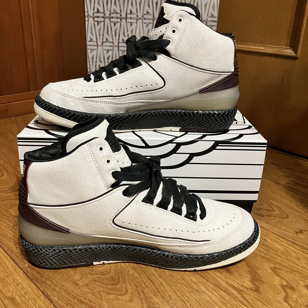 1円～27cm 美品 A MA MANIERE × AIR JORDAN 2 RETRO AIRNESS DO7216-100 ナイキ×ア マ マニエール エアジョーダン2 エアネス )検 1 3 4 5の画像6