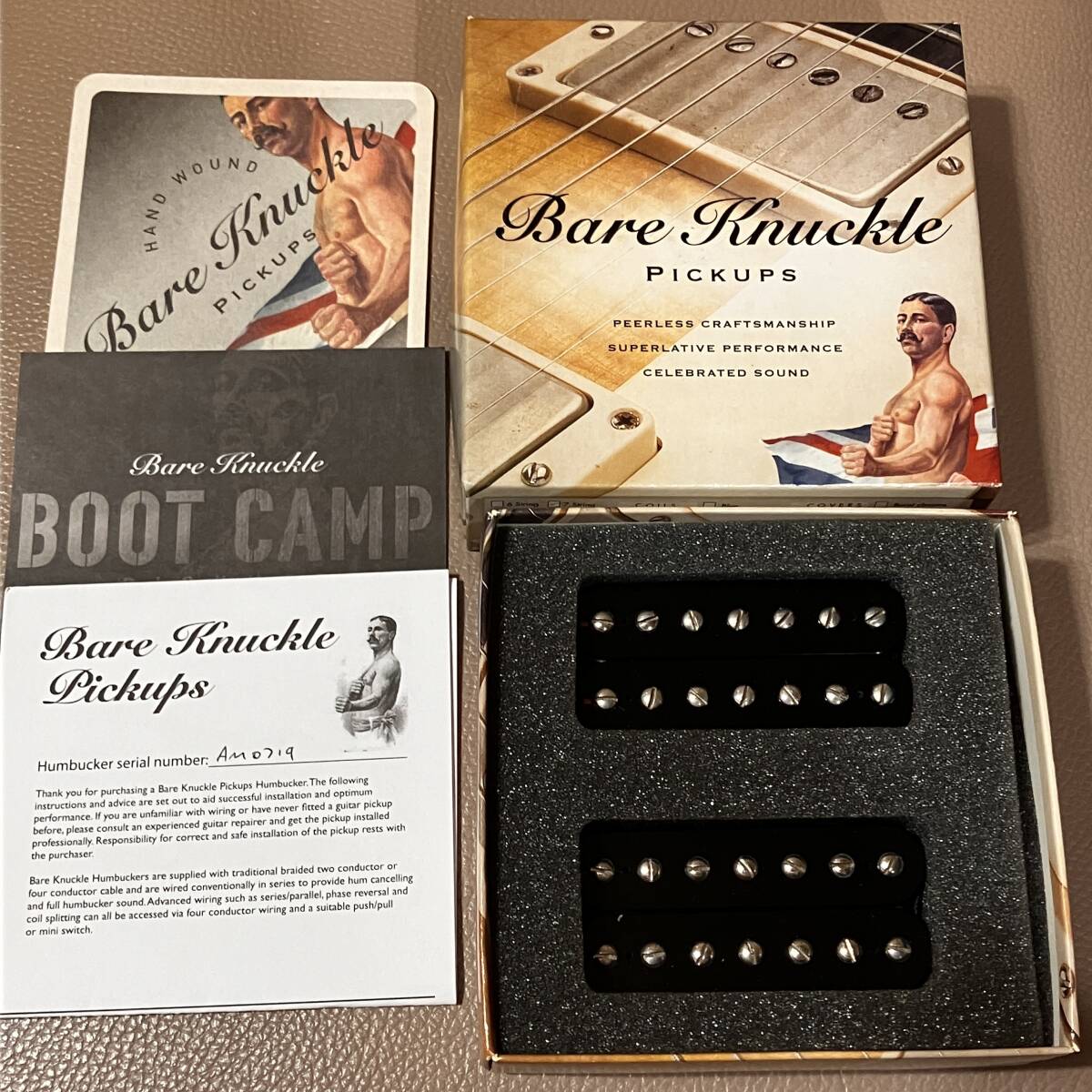 1円～ Bare Knuckle Pickups ベアナックル ピックアップス Aftermath 7strings Set Black アフターマス 7弦用 )) Duncan Dimarzioの画像1