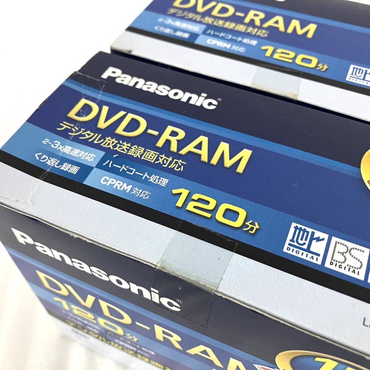  unopened total 60 sheets Panasonic Panasonic DVD-RAM LM-AF120LW15 hard coat processing .. return video recording digital broadcasting video recording correspondence record medium 
