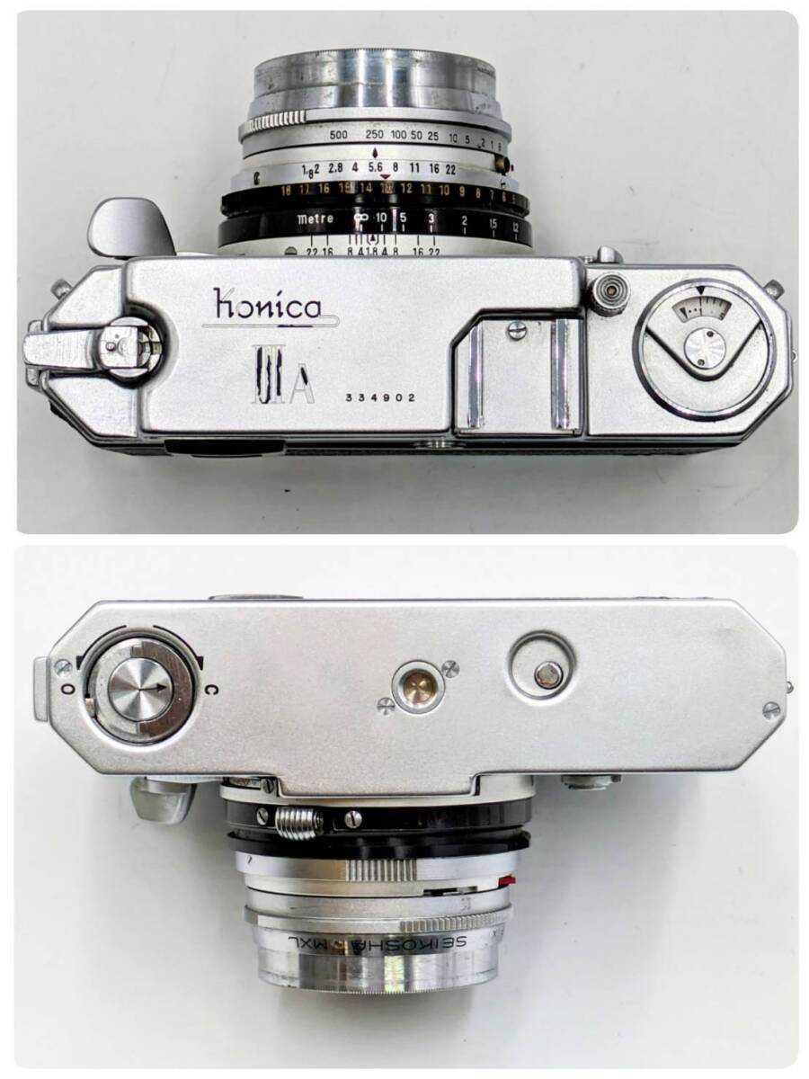 コニカ KONICA IIIA ⅢA Hexanon Konishiroku 1:1.8 f=50mm マニュアルフォーカス ダブルストローク レンジファインダー 現状品 konihood_画像5