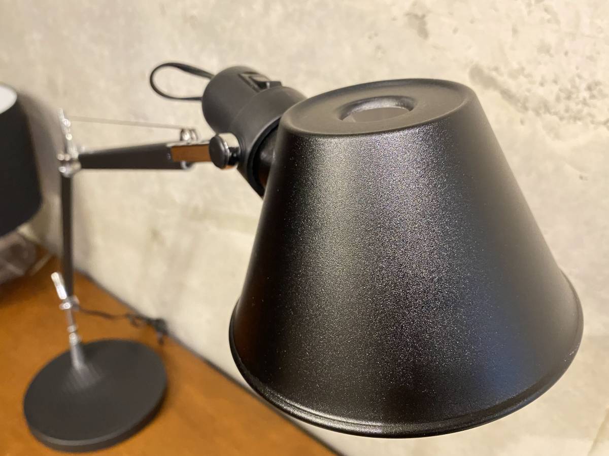 Tolomeo desk lamp/black(検|製図ランプ,ミッドセンチュリー,midcentury,トロメオデスクライト,設計用,ワークライト,ビンテージ,