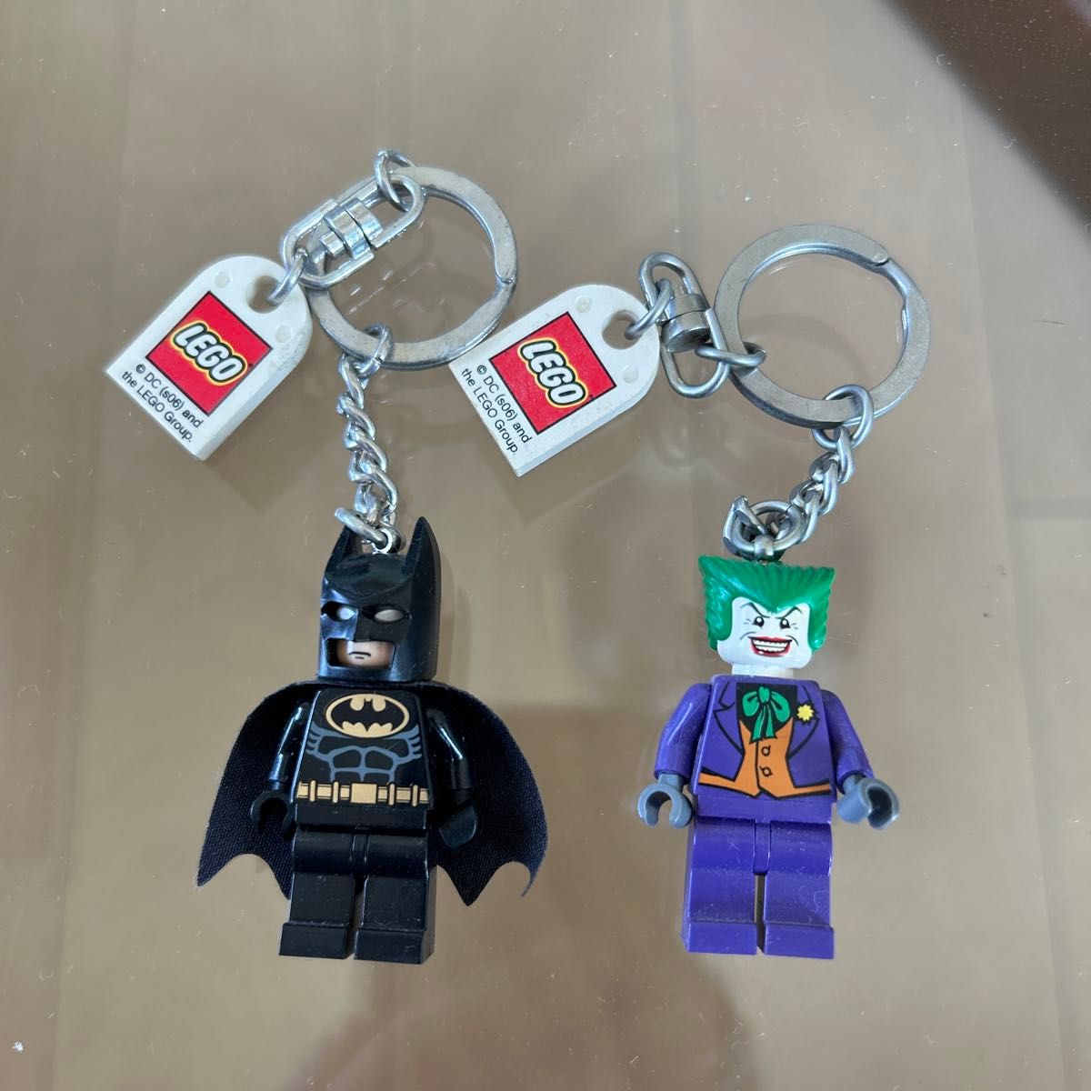 バットマン&ジョーカー　LEGOキーホルダー、【未開封】ベアブリック+ハッピーフィートベアブリック　5個セット