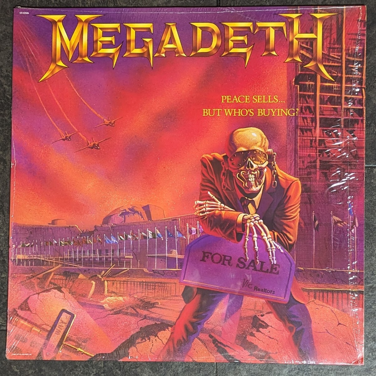 即決価格☆US盤シュリンク付き Megadeth / Peace Sells メガデス / ピース・セルズ #Thrash Metal スラッシュ・メタル Metallica メタリカの画像1