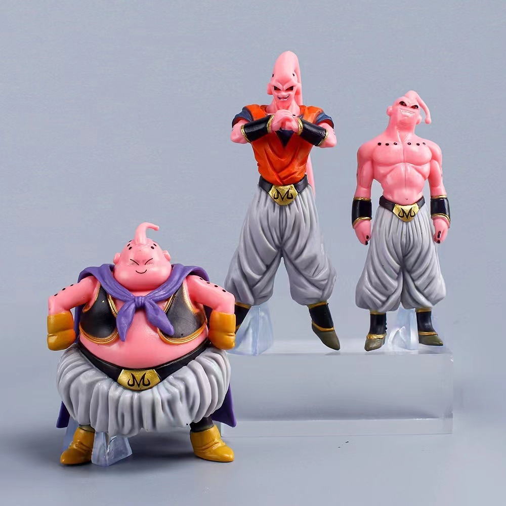 ■ ドラゴンボール ☆【魔人ブウ*8】■ 約8-10cm 0.6kg 海外限定 漫画風 PVC 箱なし_画像3