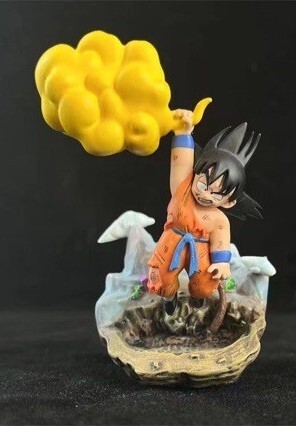 ■ ドラゴンボール ☆【孫悟空 筋斗雲ver.】■ 約10cm 0.6kg 海外限定 漫画風 箱なしの画像2