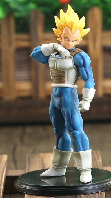 ■ ドラゴンボール ☆【ベジータ】■ 約18cm 0.3kg 海外限定 漫画風 PVC 箱なしの画像1