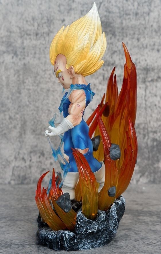 ■ ドラゴンボール ☆【ベジータ】■ 約22cm 0.6kg 海外限定 漫画風 PVC 箱なしの画像10