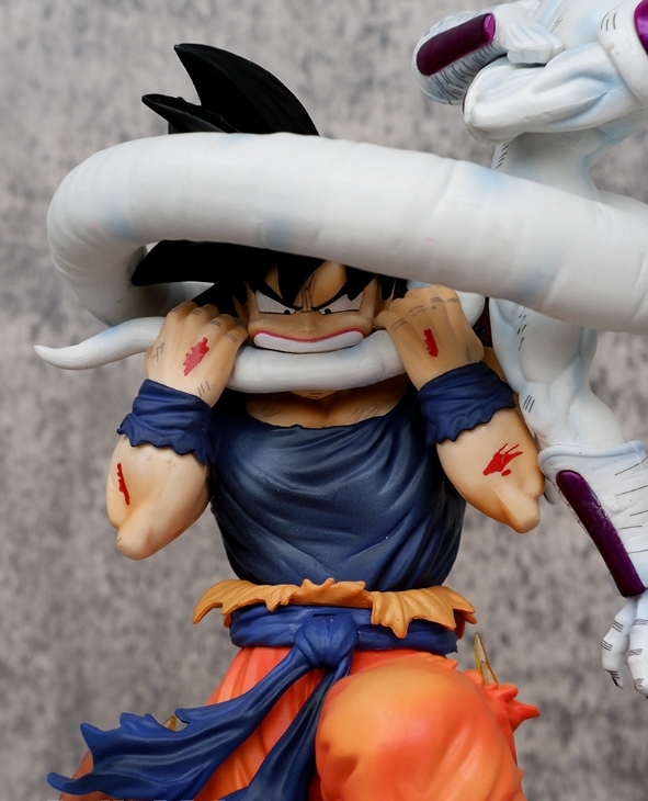 ■ ドラゴンボール ☆【孫悟空 VS フリーザ 】■ 約26cm 1.6kg 海外限定 漫画風 PVC 箱なし_画像9