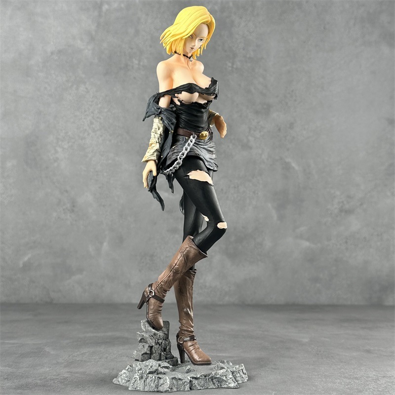 ドラゴンボール 人造人間18号 30cm PVC製 フィギュア Yahoo!オークション - ドラゴンボール 【人造人間18号】 約30cm