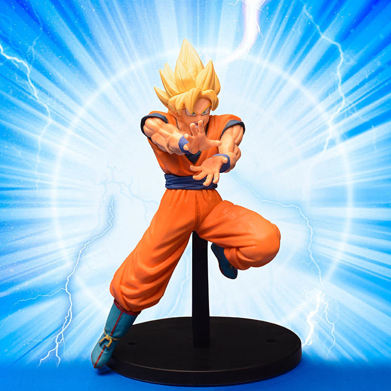 ■ ドラゴンボール ☆【孫悟空】■ 約22cm 0.5kg 海外限定 漫画風 PVC 箱なし_画像1