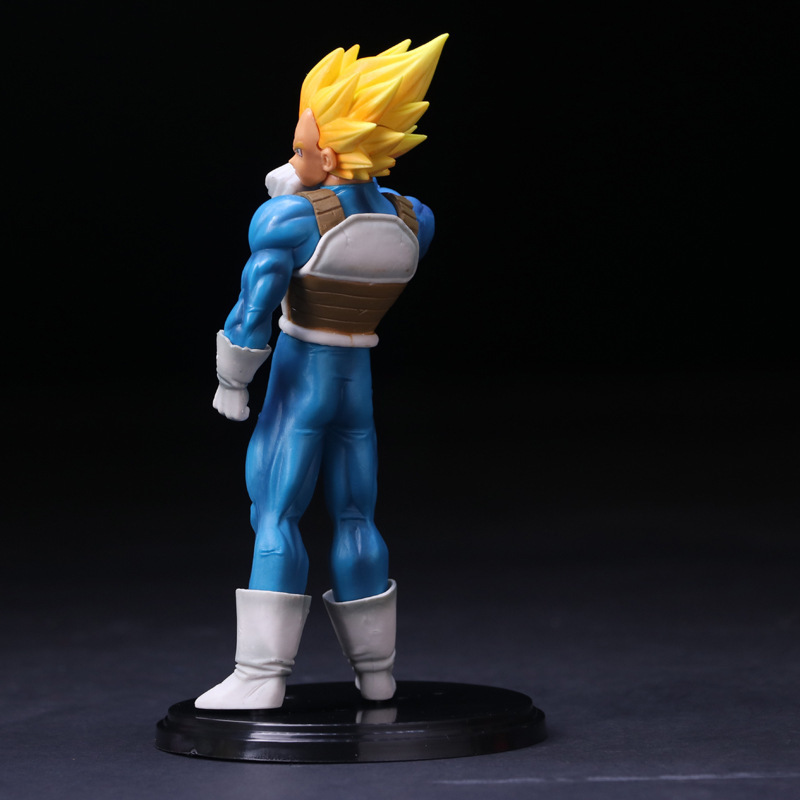 ■ ドラゴンボール ☆【ベジータ】■ 約18cm 0.3kg 海外限定 漫画風 PVC 箱なしの画像2