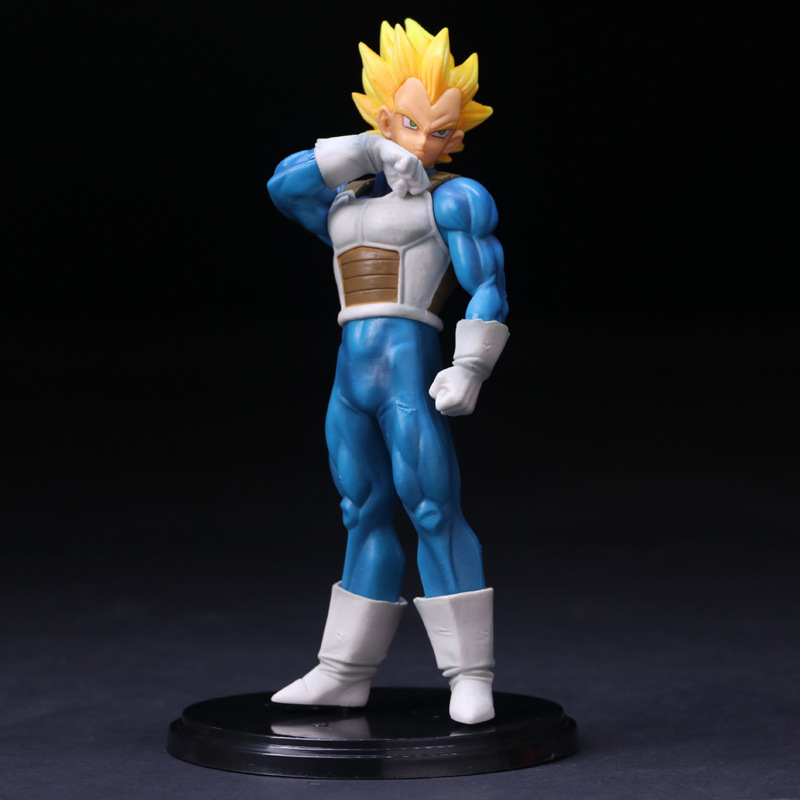 ■ ドラゴンボール ☆【ベジータ】■ 約18cm 0.3kg 海外限定 漫画風 PVC 箱なしの画像4