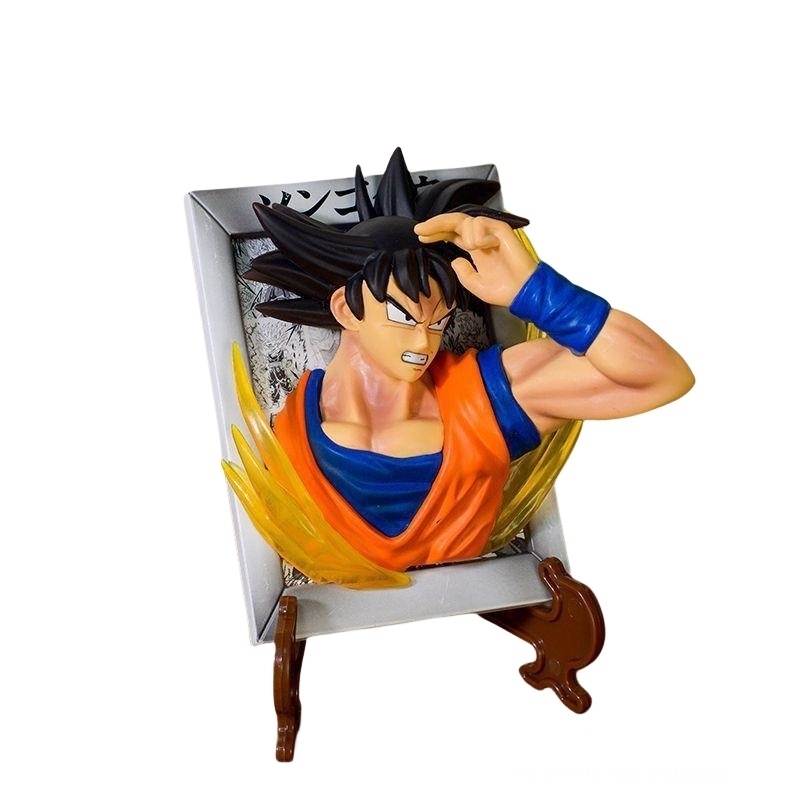 ■ ドラゴンボール ☆【孫悟空】■ 約10cm 0.4kg 海外限定 漫画風 PVC 箱なしの画像2