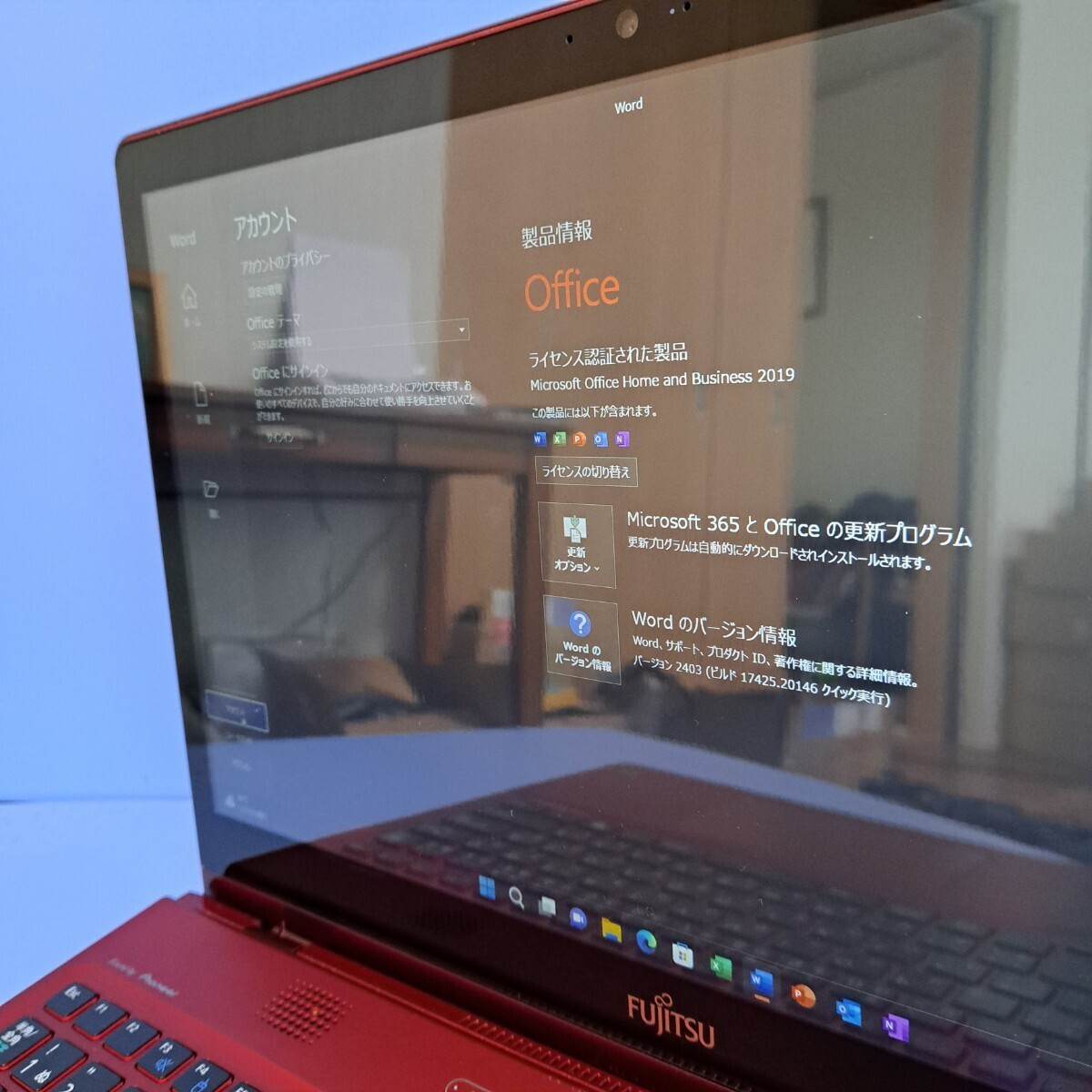 ★最強Corei7★メモリ16GB/新品SSD512GB/LIFEBOOK/AH77/M/Windows11　Office2019H&B/カメラ/富士通/FUJITSU/フルHDタッチパネル液晶/BLT_画像8