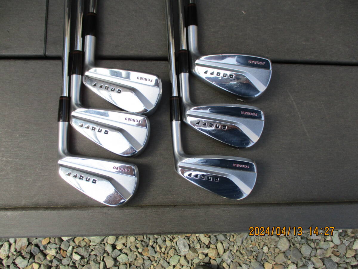 ONOFF　オノフFORGED　クロ　中空　5-PW6本　モーダス3ツアー105R_画像3