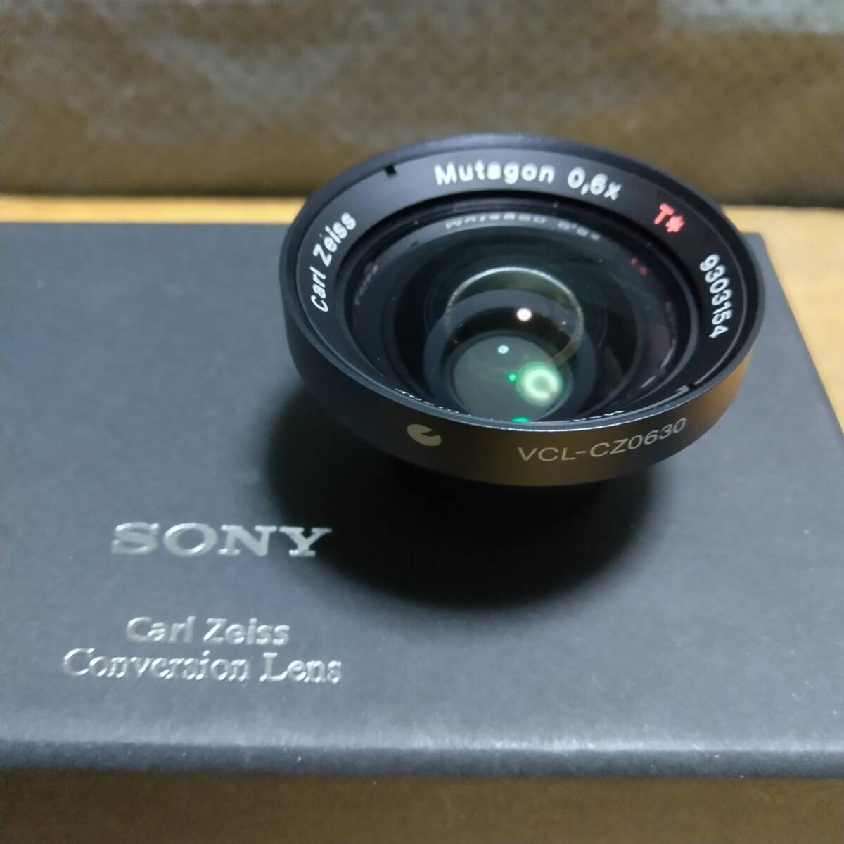 【極上美品】★Carl Zeiss Mutagon 0,6x T※ SONY VCL-CZ0630 ソニー ワイドコンバージョンレンズ (元箱, ケース付き)★_画像4