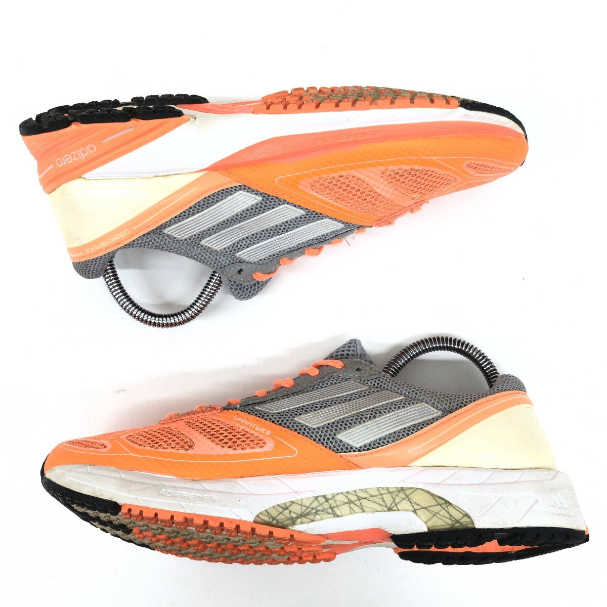 *adidas Adidas Adi Zero ton po6 mesh running shoes 23cm neon orange sneakers jo silver g training for women 