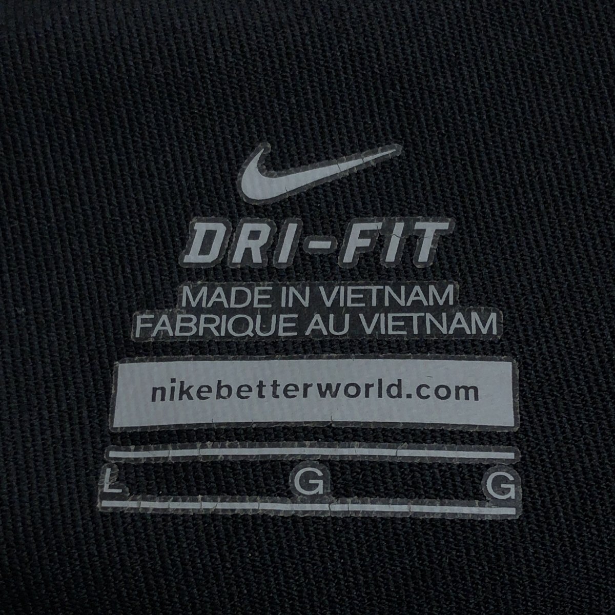 NIKE ナイキ DRI-FIT ロゴプリント 吸水速乾 ドライ ストレッチ ランニングタイツ L 黒 ブラック スパッツ レギンス 国内正規品 メンズ 紳の画像3