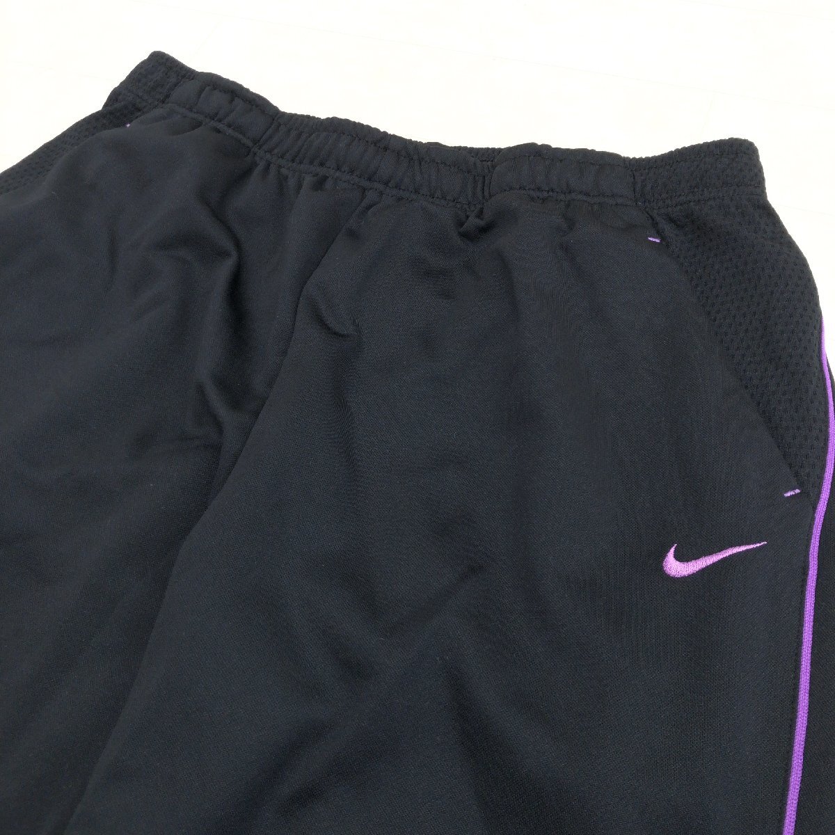 NIKE ナイキ 吸水速乾 ドライ ジャージ ハーフパンツ XL 黒 ブラック 短パン LL 2L ゆったり 大きい トレーニング スポーツ レディース_画像5