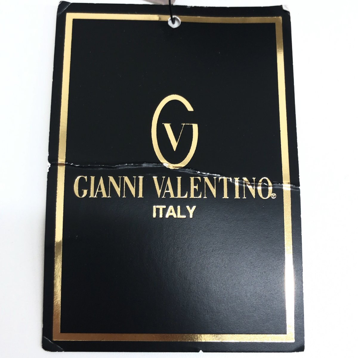新品 GIANNI VALENTINO ジャンニバレンチノ ロゴ刺繍 クロップド イージーパンツ 3L アイボリー スラックス 2XL 特大 大きいサイズ メンズの画像3