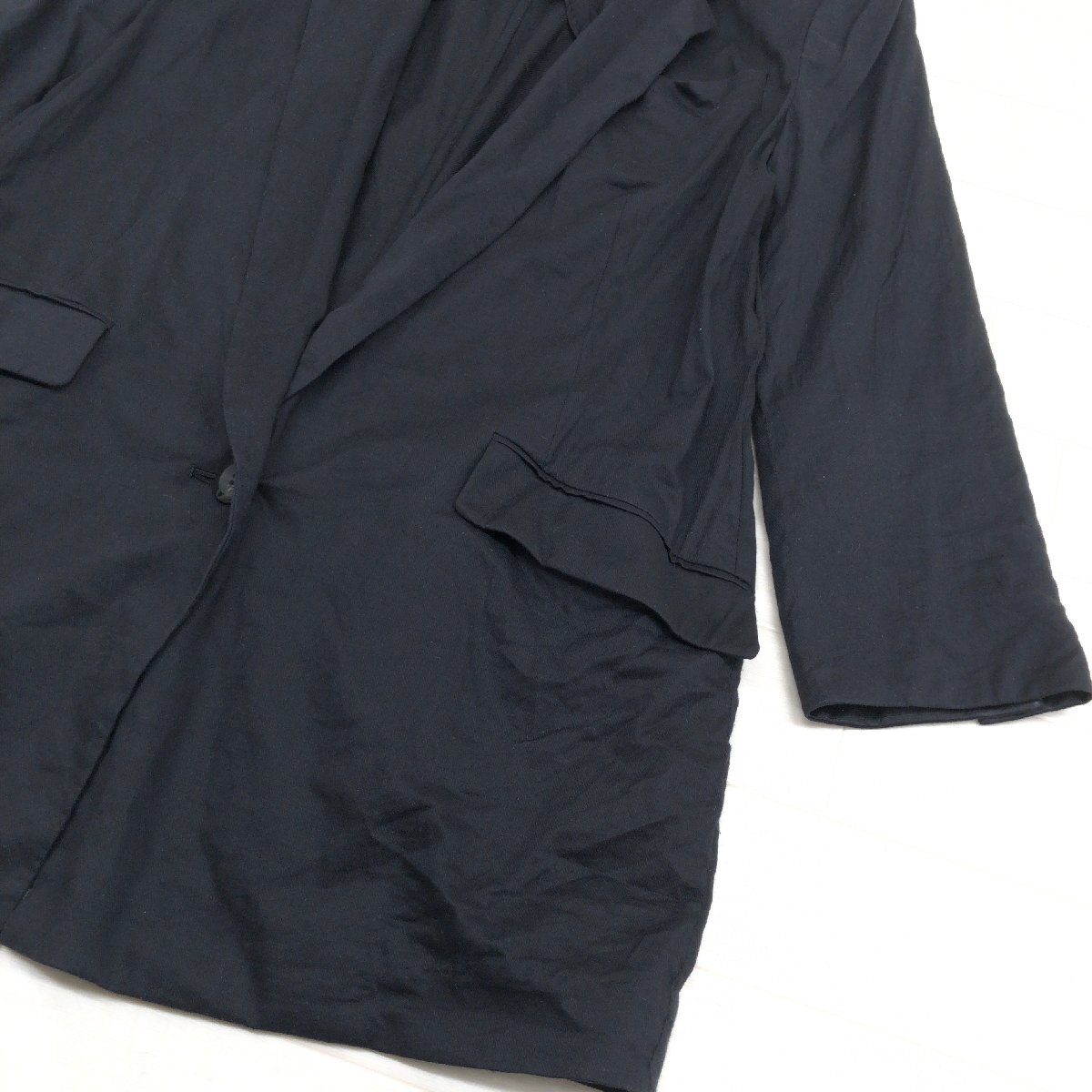 Ballsey ボールジィ シルクブレンド ストレッチ サマージャケット 38(M) 黒 ブラック 日本製 羽織り 国内正規品 女性用 トゥモローランド_画像5