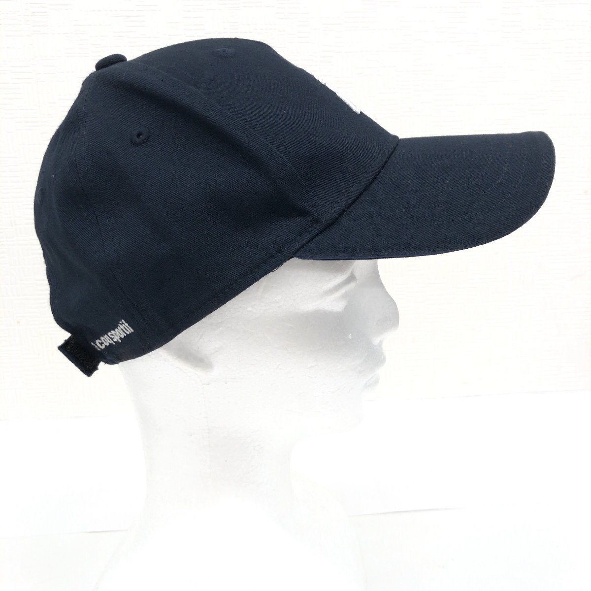 le coq sportif ルコック ロゴ刺繍 ベースボールキャップ F(55～57cm) 濃紺 ネイビー スナップバック 野球帽 ゴルフキャップ 帽子の画像4