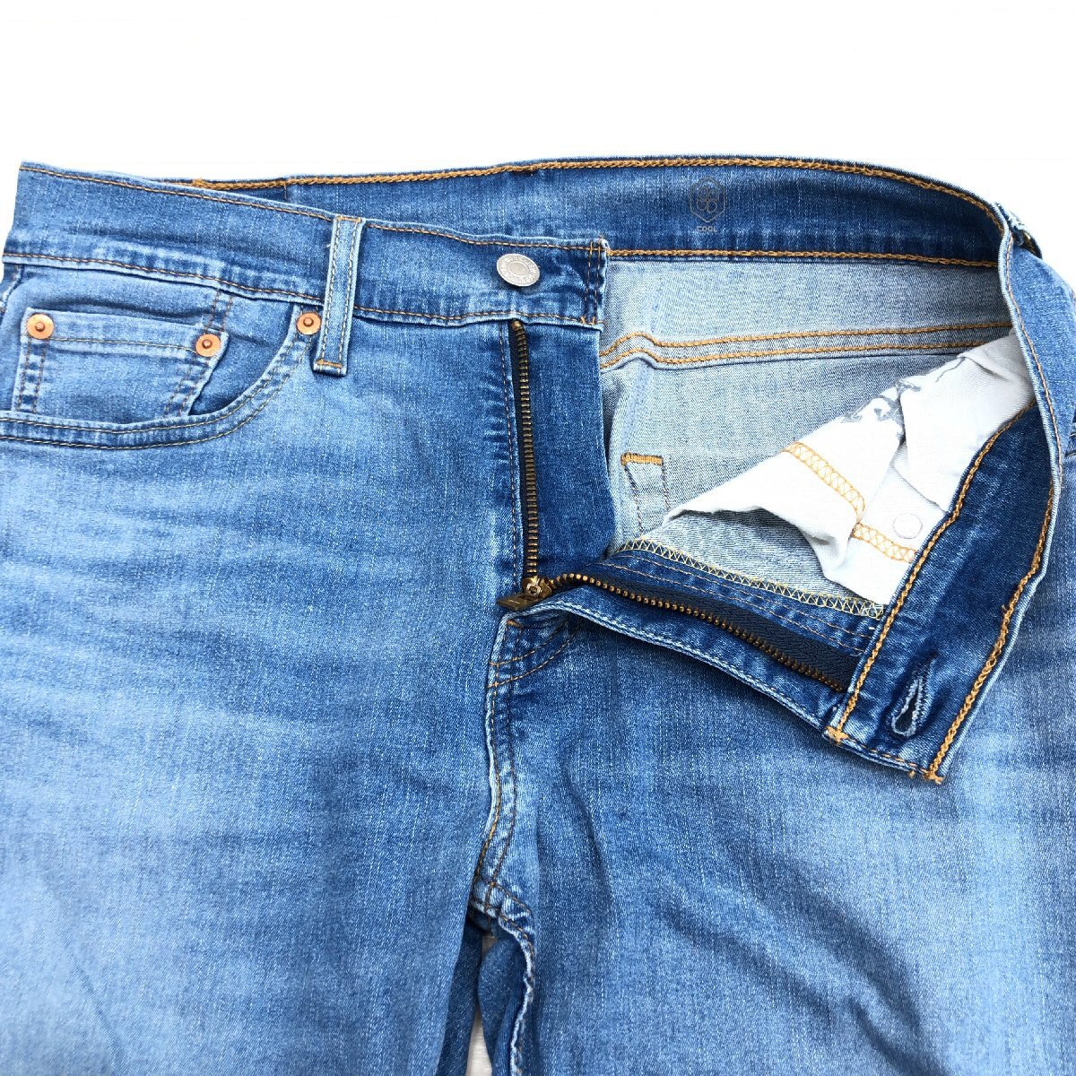 ●Levi’s リーバイス 502 COOL USED加工 ストレッチ デニム パンツ 29 w80 紺 インディゴ アメカジ 国内正規品 メンズ 紳士の画像8