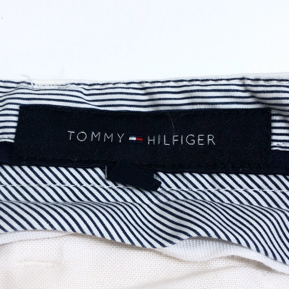 ●TOMMY HILFIGER トミーヒルフィガー ストレートフィット チノパンツ 34 w88 白 ホワイト XL 2L LL 特大 大きいサイズ メンズ 紳士の画像3