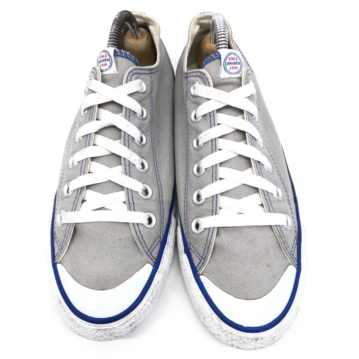 ●CONVERSE コンバース キャンバス ローカット スニーカー 24.5cm グレー系 オールスター ALL STAR ユニセックス レディース メンズ_画像2