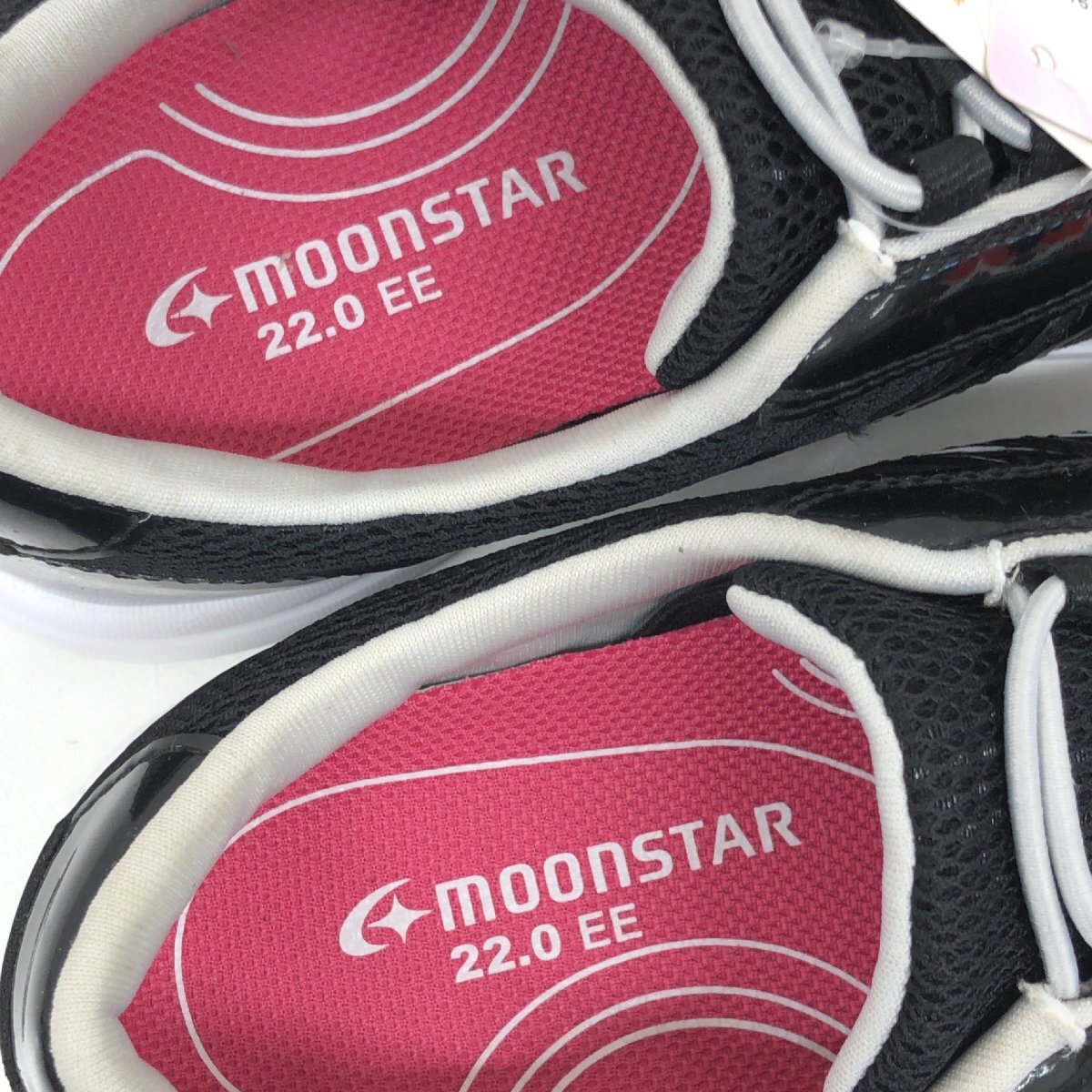 * новый товар moonstar moon Star сетка фитнес обувь 22cm чёрный черный спортивные туфли взрослый спортивная обувь для помещений не использовался женский женщина 