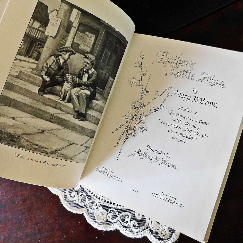 ☆゜+.20世紀初頭 可愛らしい英国の絵本 古書 イラスト豊富 英国の児童書 物語 アンティークブック ヴィンテージ本 洋書 レトロの画像6