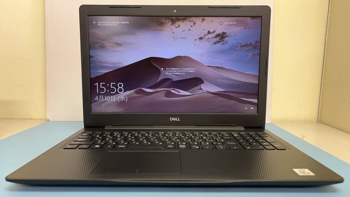 中古ノートパソコン★Windows10★DELL Core i3-1005G1/@1.20GHz/8GB/M.2 256GB/15インチ以上★