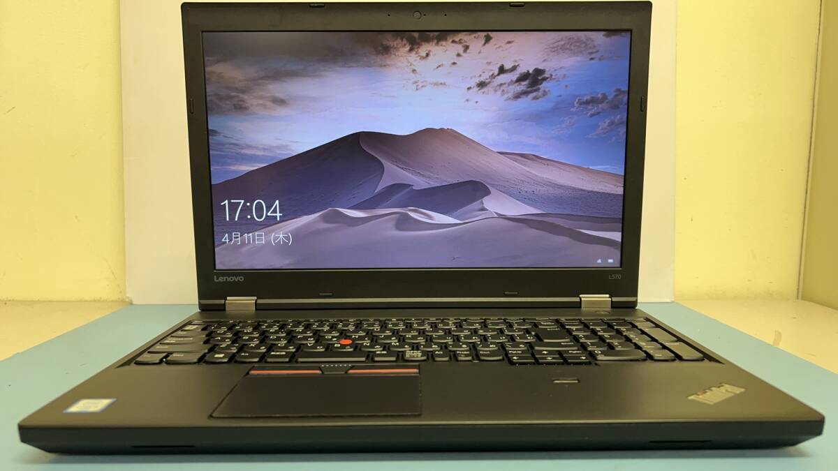中古ノートパソコン★Windows10★Lenovo ThinkPad Core i5-6200U/@2.40GHz/4GB/HDD 500GB/15インチ以上★b