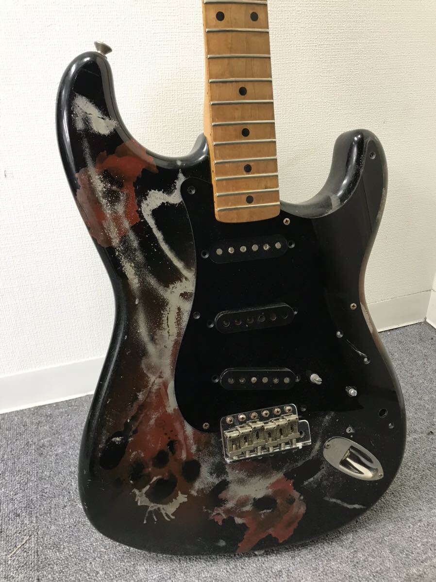 【a2】 Fender Japan Stratocaster フェンダージャパン ストラト エレキギター JUNK y4219 1690-2の画像8