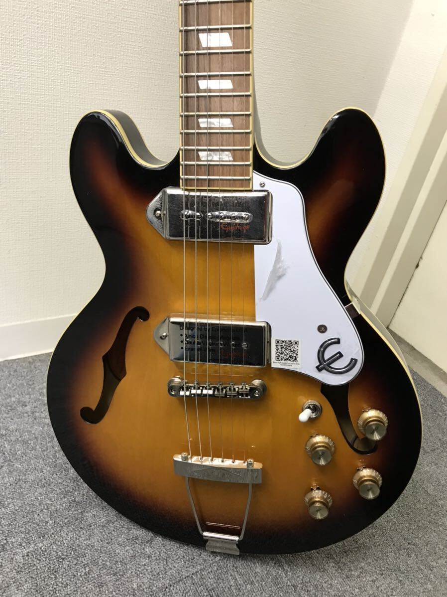 【a2】 Epiphone Casino Coup エピフォン エレキギター y4164 1615-40の画像8