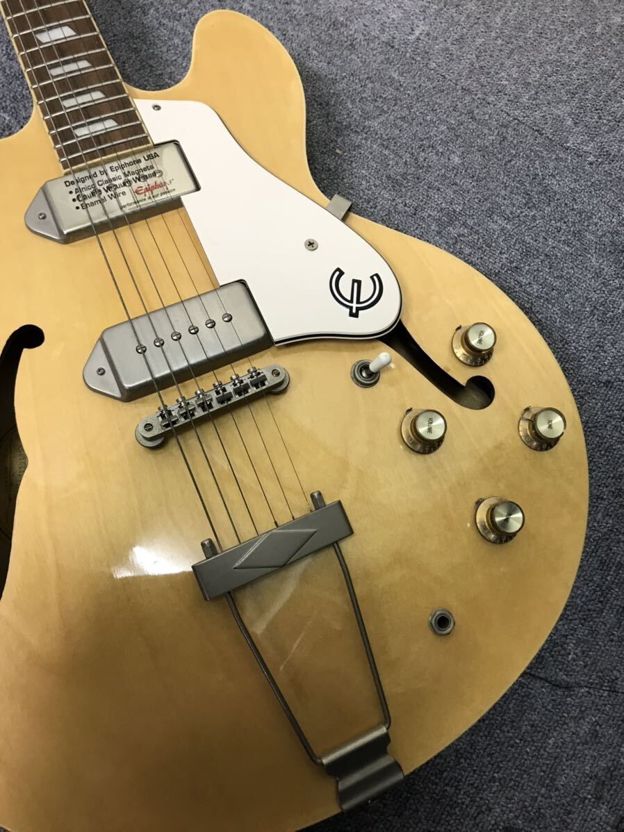 【b3】 Epiphone CASINO NA エピフォン エレキギター y4272 1640-57の画像6