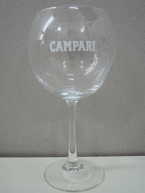 東洋佐々木ガラス CAMPARI カンパリ バルーングラス 6客セット 約φ7.2×H19.5cm/中古美品の画像2