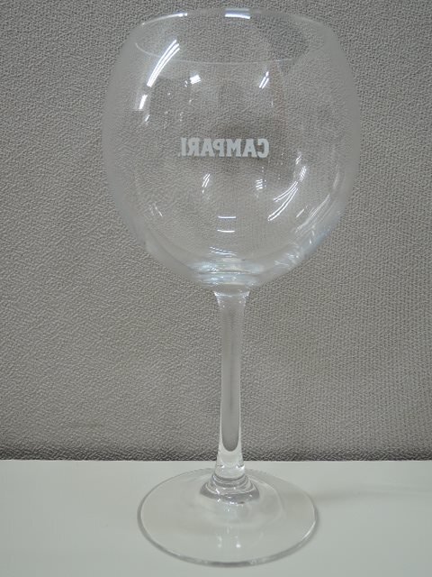 東洋佐々木ガラス CAMPARI カンパリ バルーングラス 6客セット 約φ7.2×H19.5cm/中古美品の画像3