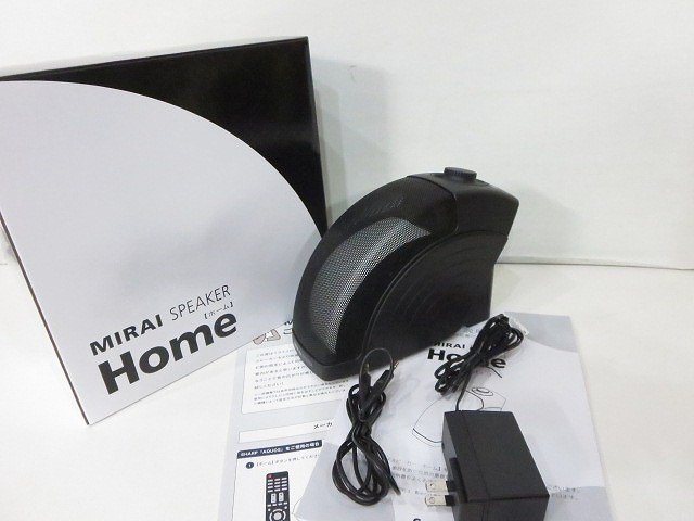 Sound Fun [サウンドファン] MIRAI SPEAKER Home ミライスピーカー ホーム [SF-MIRAIS 5] ブラック オーディオ機器 家電 /中古品 V17.1_商品全体