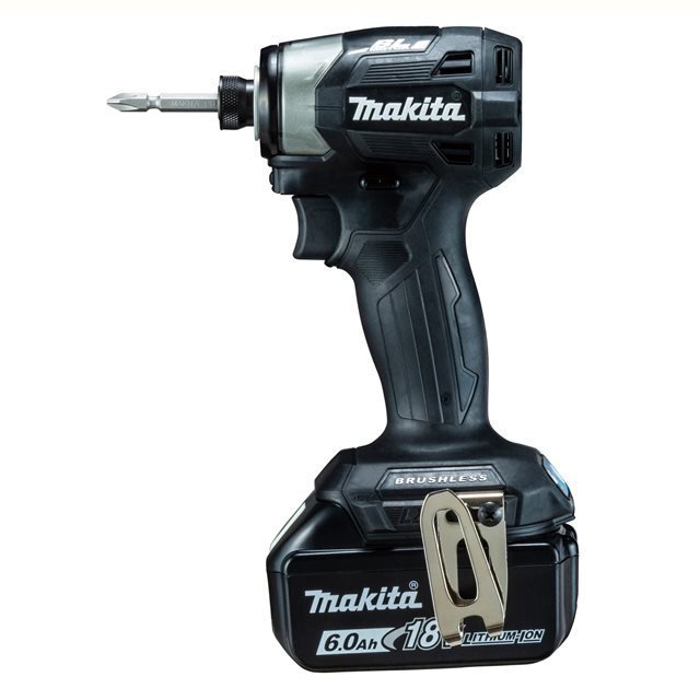 makita マキタ 楽らく4モード 全周リング発光LEDライト搭載 6.0Ah 18V 充電式インパクトドライバ TD173DRGXB ブラック/未使用品 4939の画像1