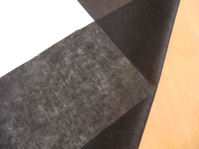  non-woven bonding core thin black width 100cm×4m