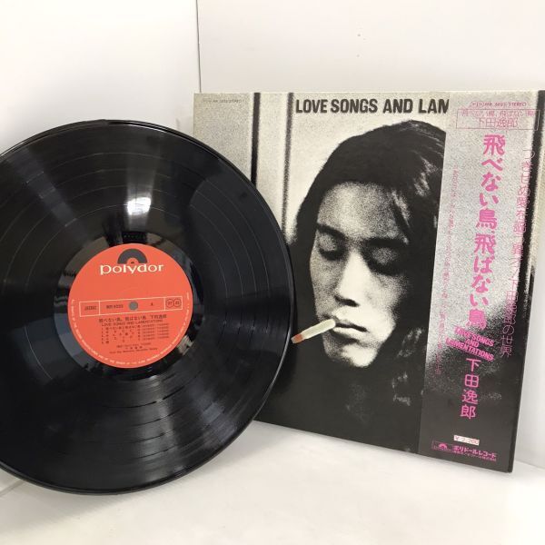 J1-41210T 下田逸郎 オリジナル盤「飛べない鳥、飛ばない鳥 Love Songs And Lamentations」LP（12インチ）/Polydor(MR 5033)/Rockの画像1