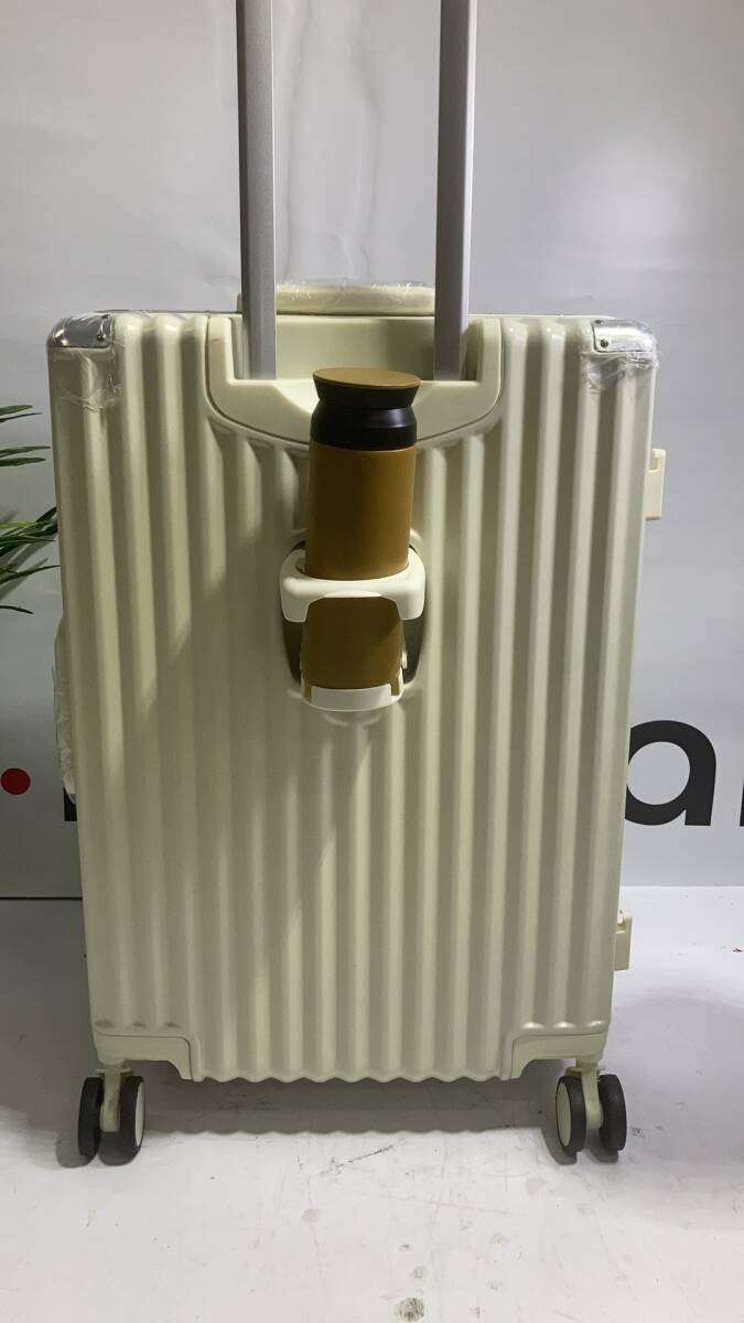 スーツケース　Mサイズ　ホワイト　キャリーバック　キャリーケース　SC814-24-WH CF46_画像4