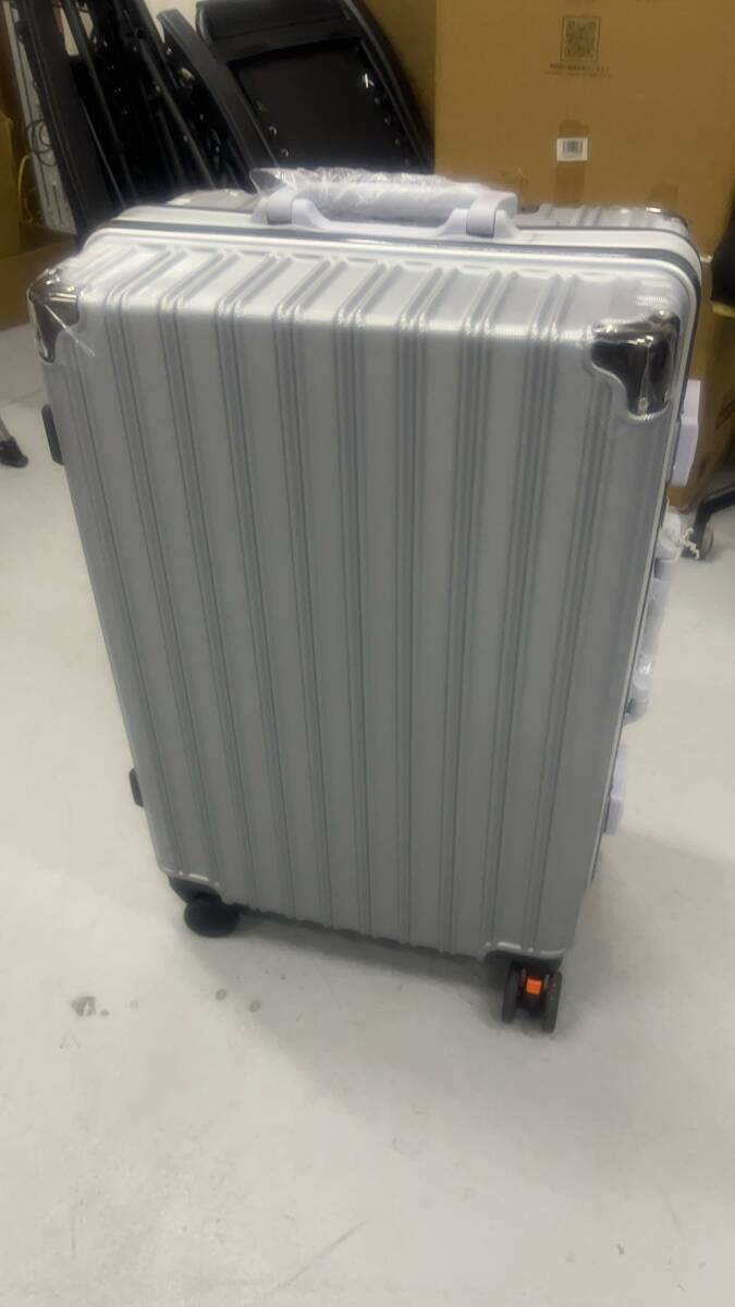 スーツケース Mサイズ ライトグレー キャリーバック キャリーケース SC105-24-new-LGYの画像2