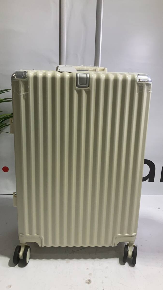 スーツケース　Mサイズ　ホワイト　キャリーバック　キャリーケース　SC814-24-WH TJ024_画像1