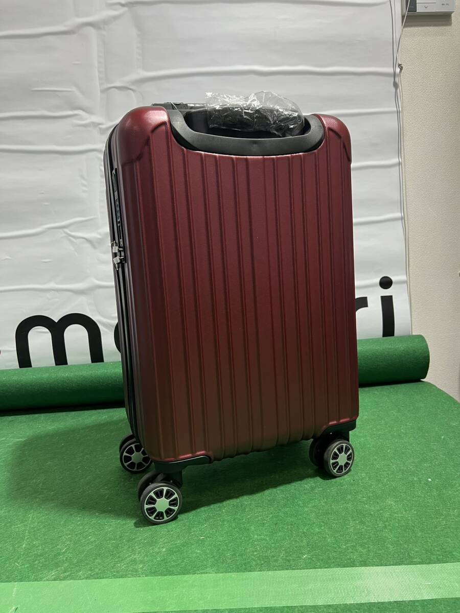 スーツケース Sサイズ ワインレッド キャリーバック キャリーケース SC113-20-WR TJ025の画像2