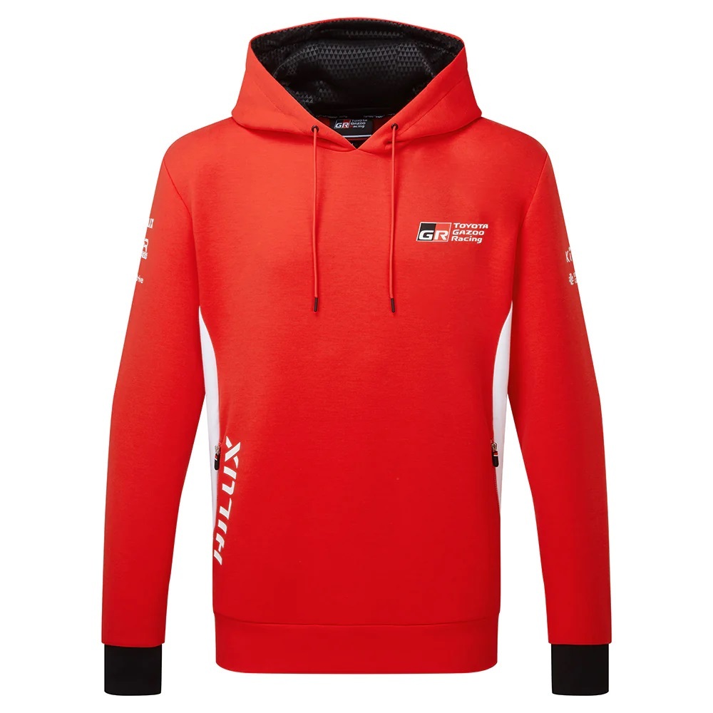 トヨタ GRラリーレイドチームパーカー （XL）NEW TOYOTA GR RALLY RAID TEAM HOODIEの画像2